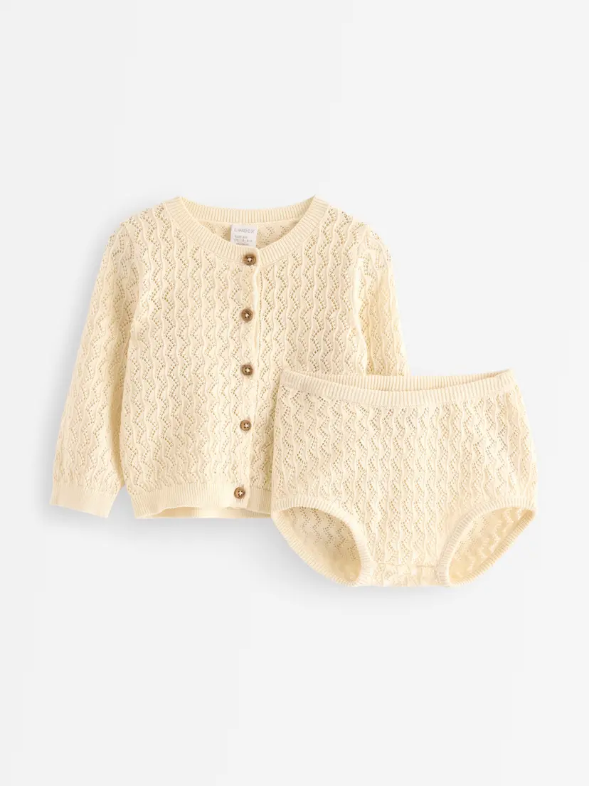 Lindex Sett - Cardigan og bloomers