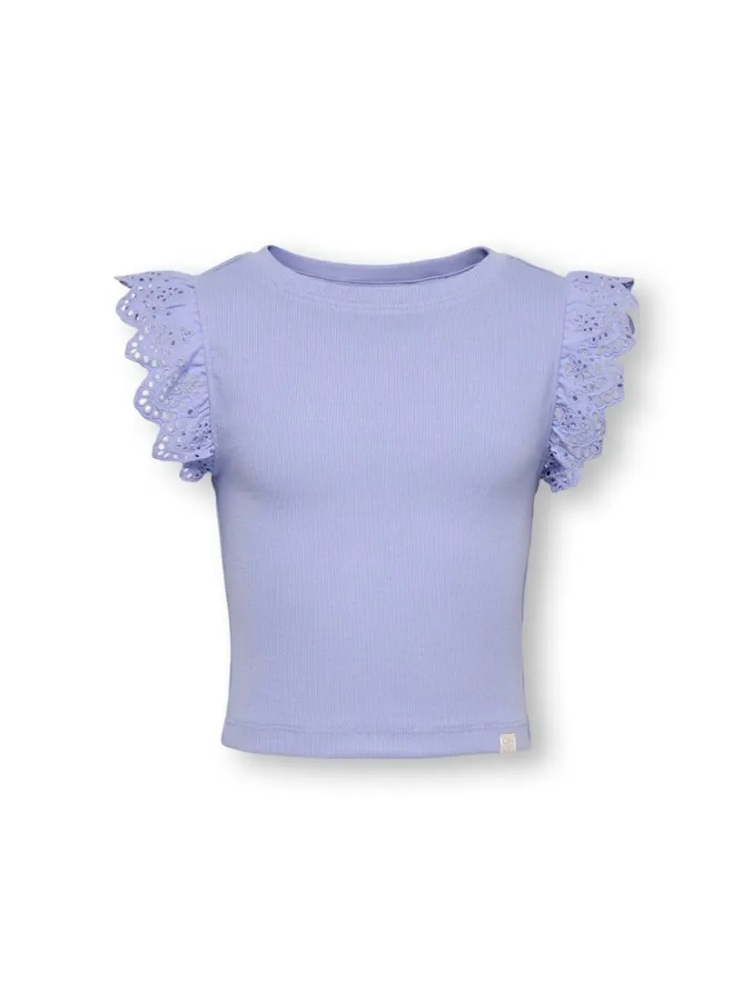 Only Kids Only Kids Drea Bluse Regular Fit Sweet Lavender Emb / Dtm (98 /3 år)