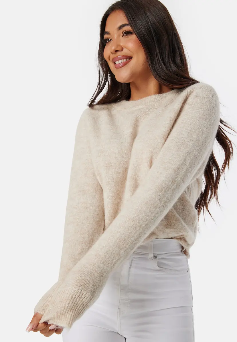 Selected Slflulu LS Knit O-Neck