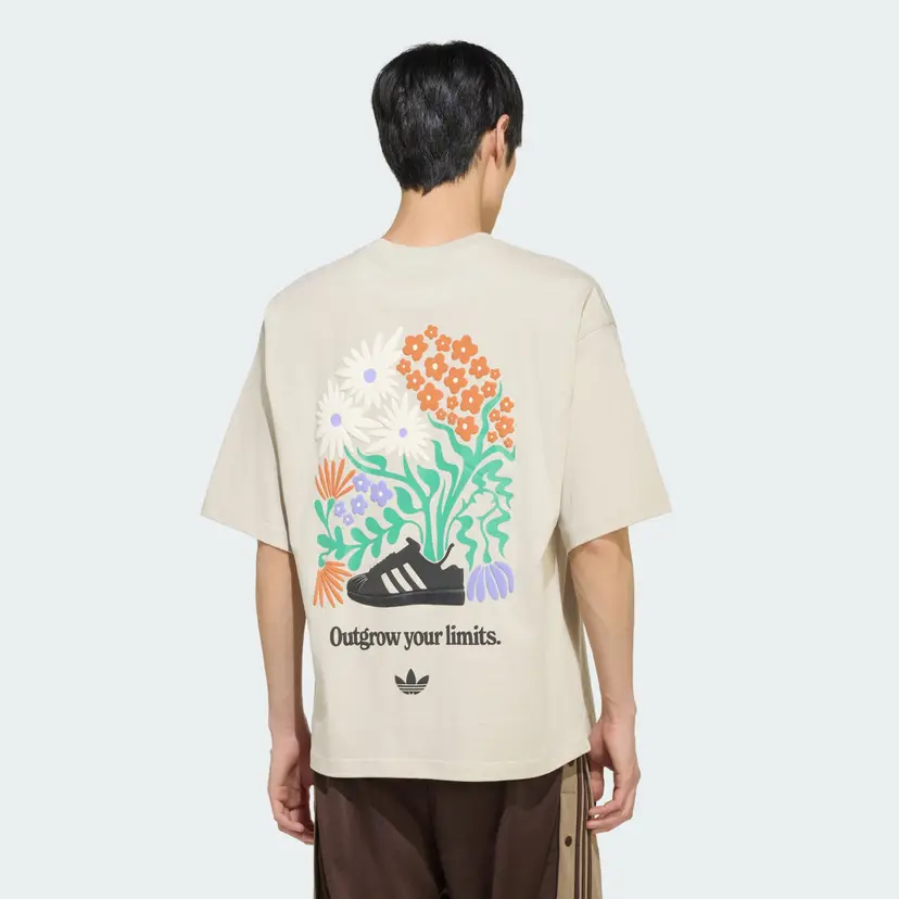 Adidas 70S FLORAL GRAPHIC T-SKJORTE