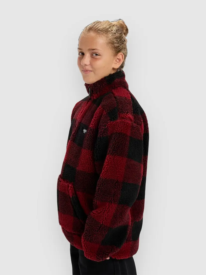 Quiksilver Quiksilver Mercury Woodlands Sherpa Kids Half-Zip Fleecegenser mønster