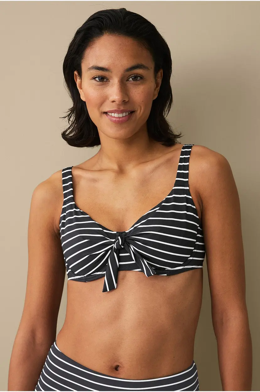 Ellos Collection Bikini-BH med knutedetalj - Svart