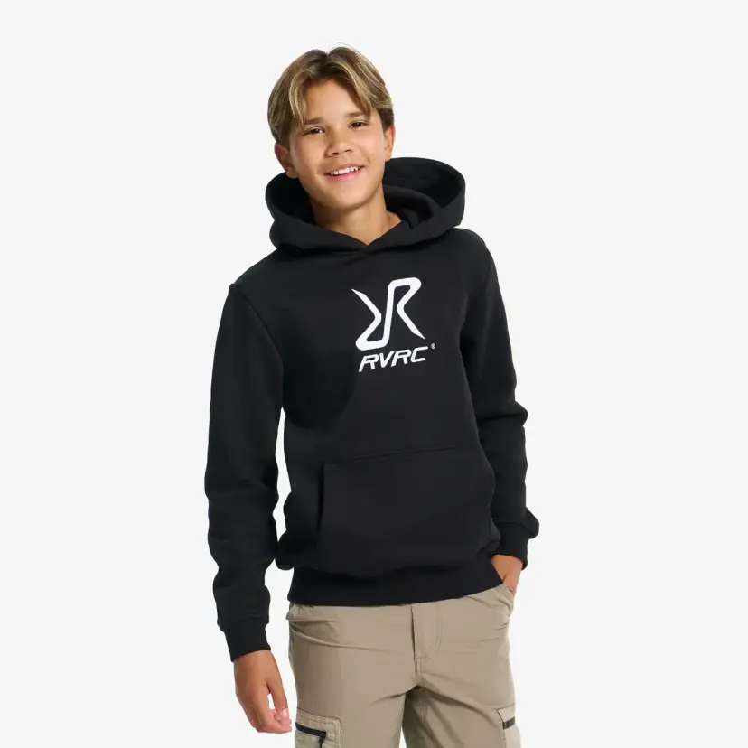 RevolutionRace RVRC Hoodie Teens Black/White