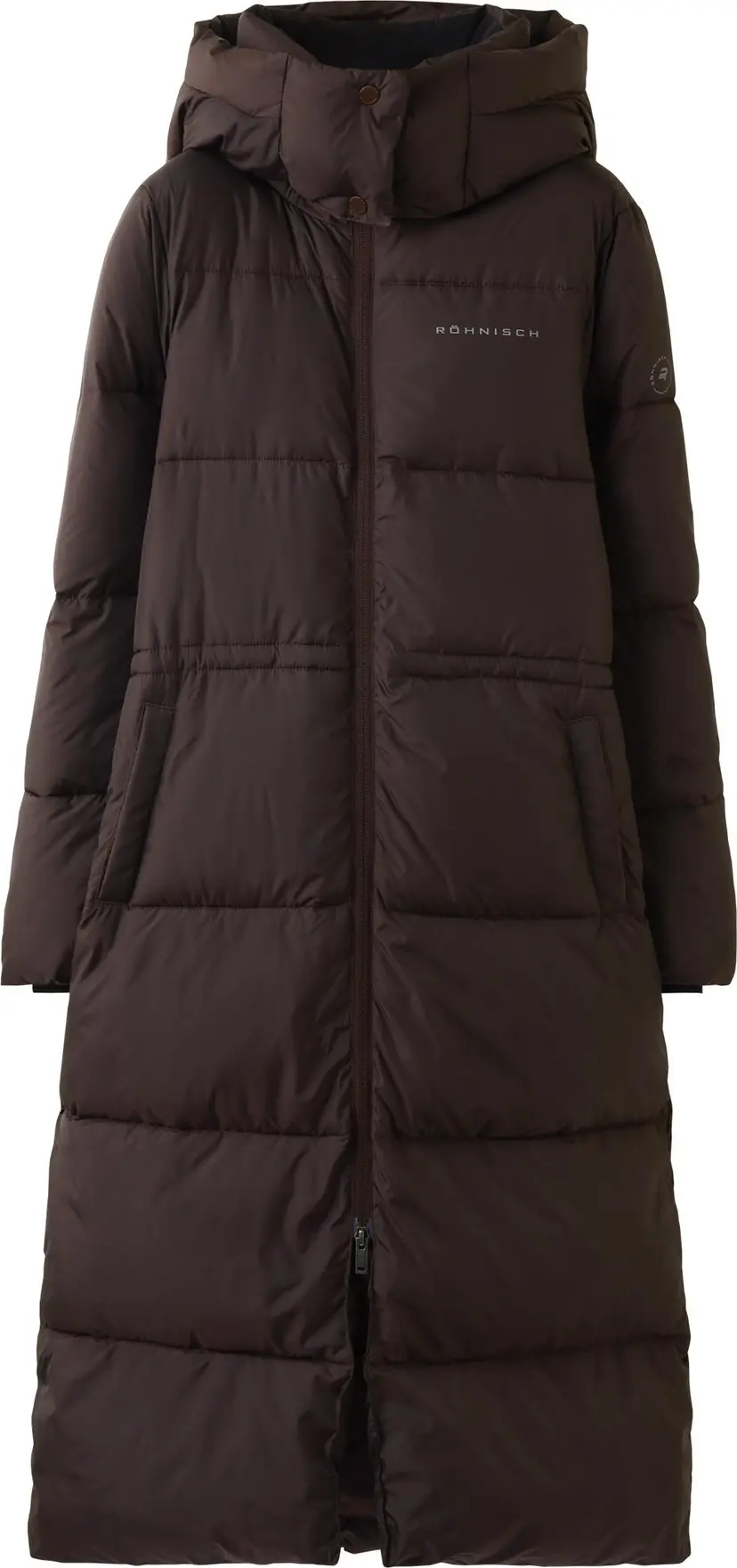 Rohnisch Röhnisch Women's Pebble Hood Coat Dark Brown