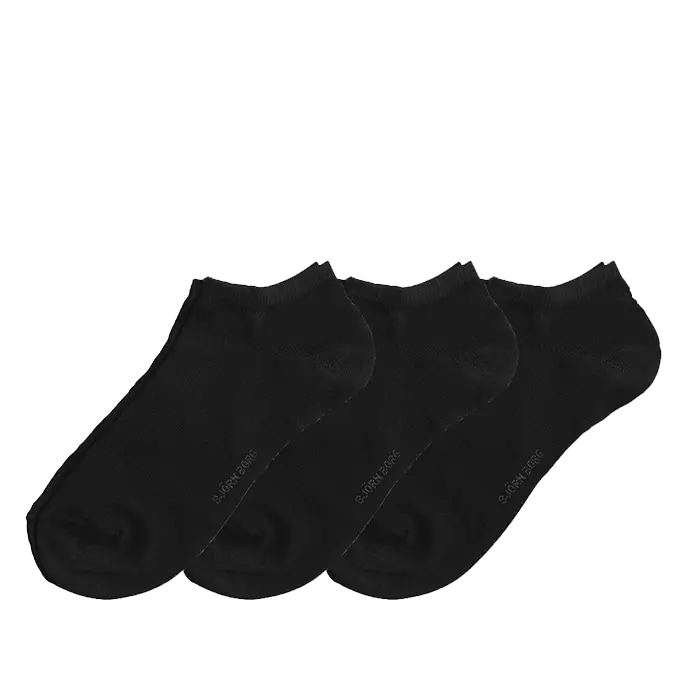 Björn Borg 3-pack Essential Steps, Black