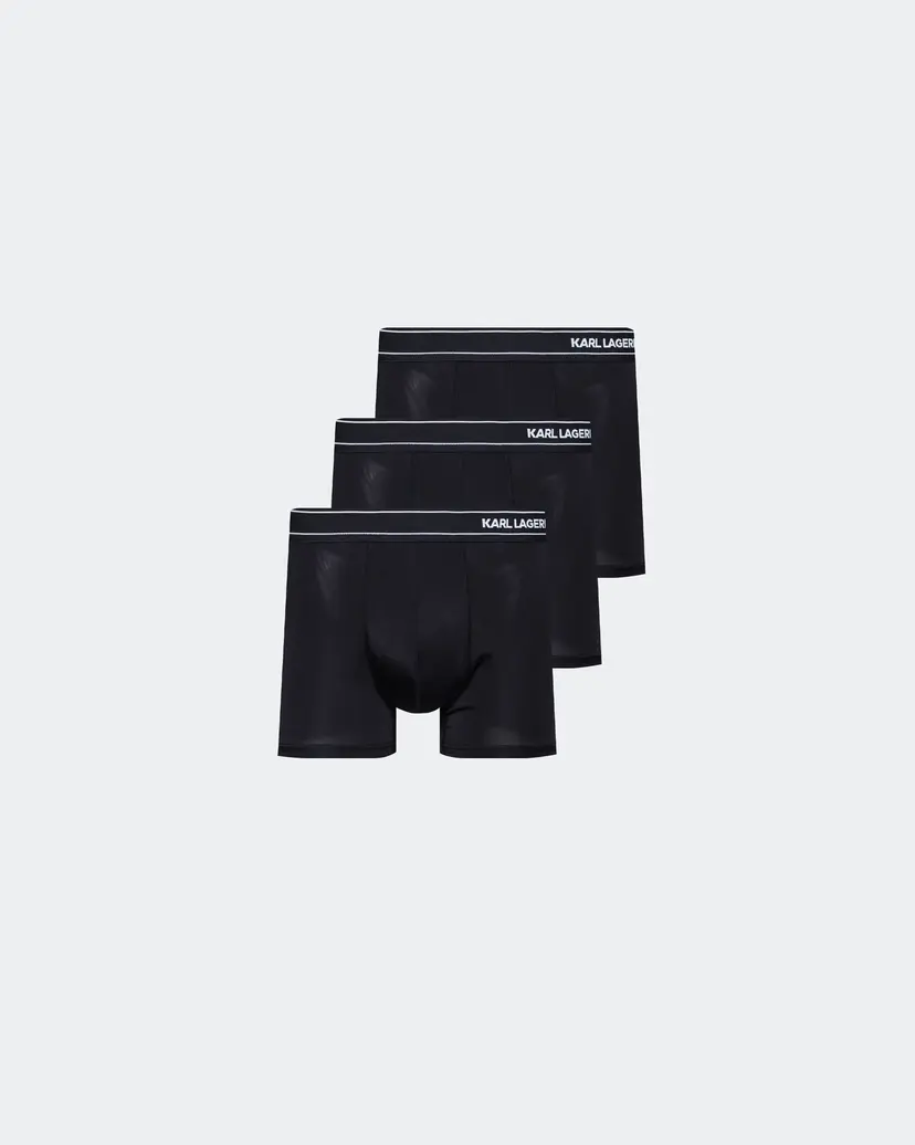 Karl Lagerfeld Karl Lagerfeld A1M47084 Black 3 Pack Boxers