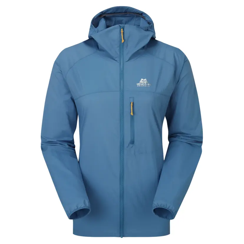 Mountain Equipment Mountain Equipment W's Aerofoil Hooded Jacket Stellar Blue