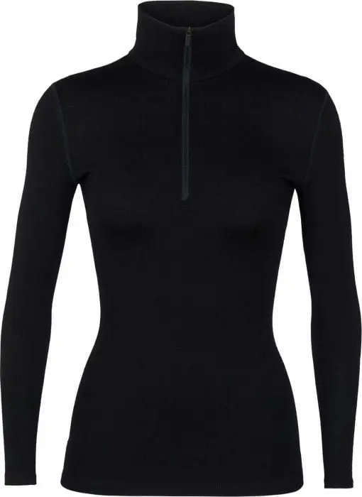 Icebreaker Icebreaker W's Tech LS Half Zip 260 Black