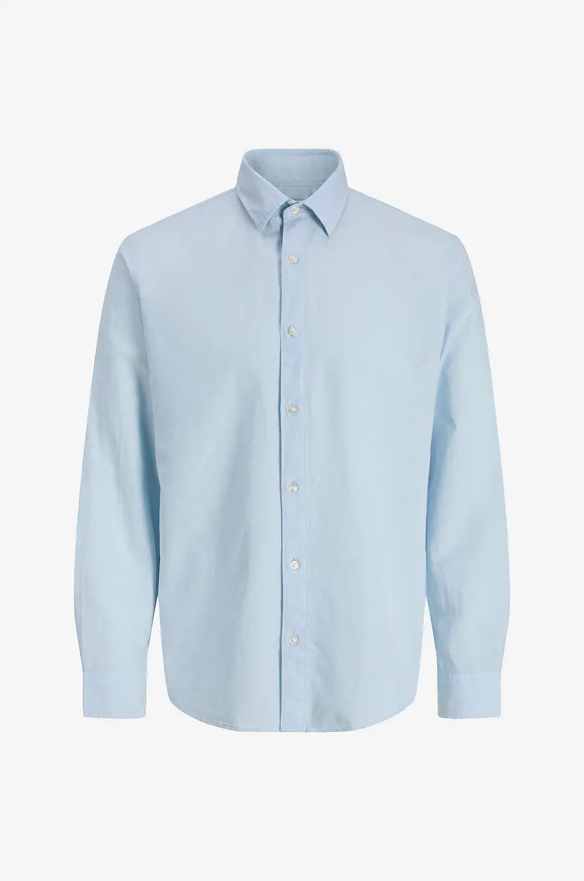 Jack & Jones Linskjorte Jjebreeze Linen Blend - Blå