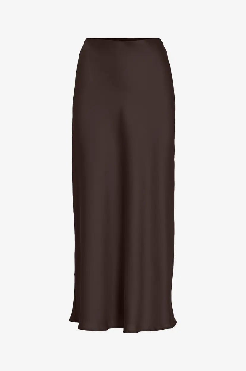 Vila Maxi skjørt viEllette HW Long Skirt - Brun