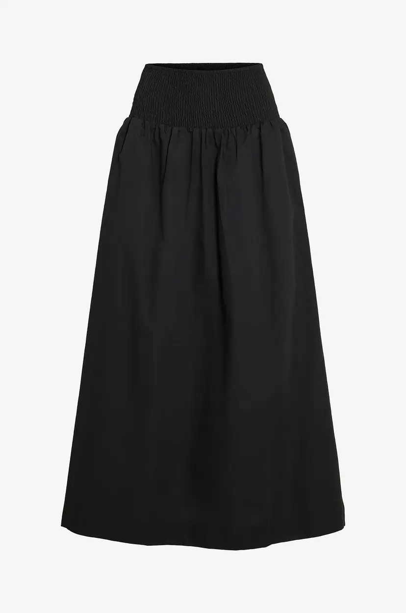 Vila Maxi skjørt viMia HW Maxi Skirt - Svart