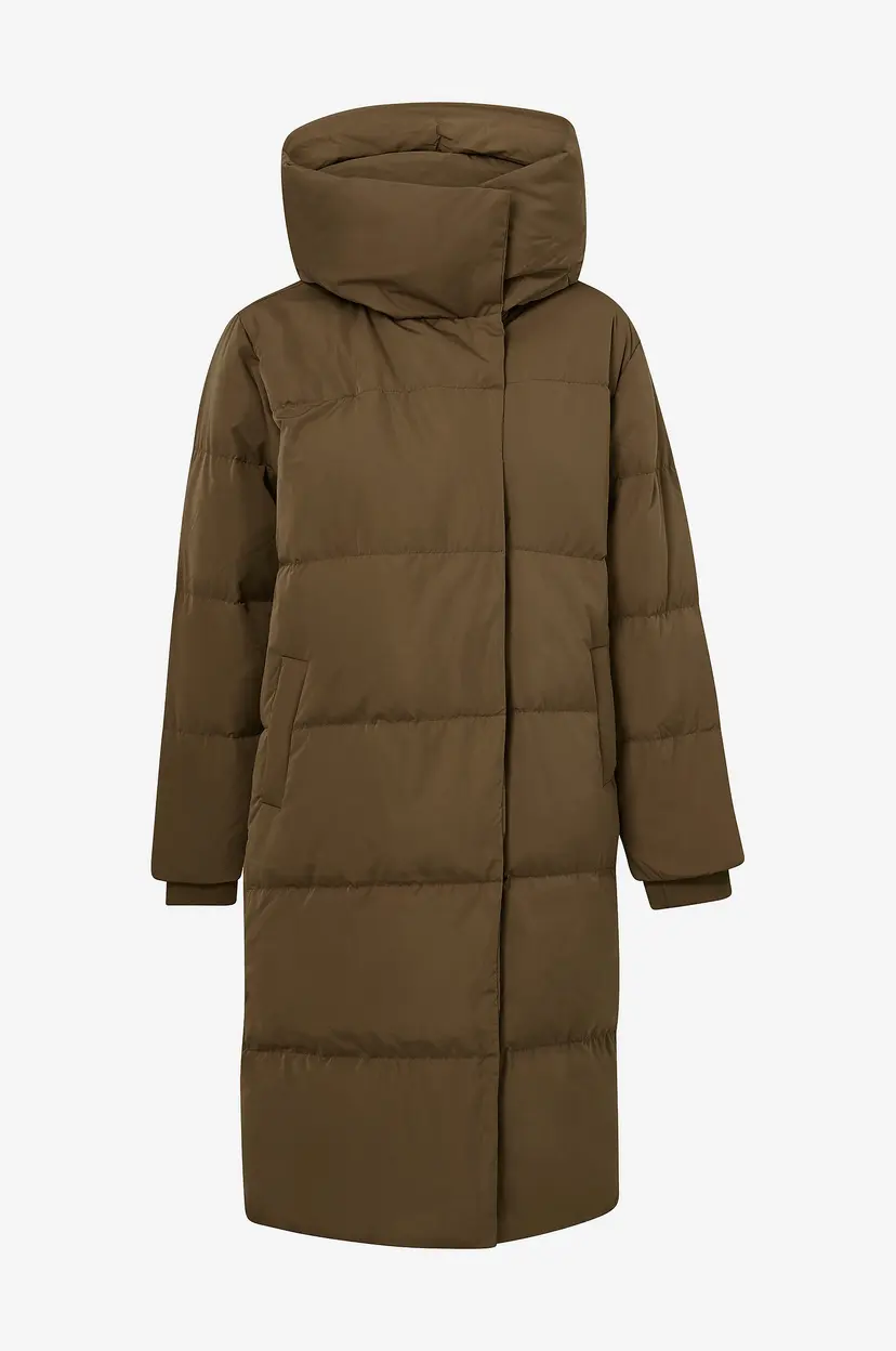 Object Collectors Item Dunkåpe objLouise Long Down Jacket - Brun