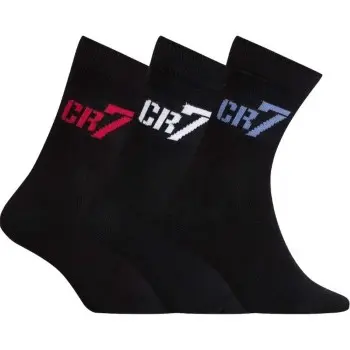 CR7 Cristiano Ronaldo CR7 Cristiano Ronaldo Strømper 3P Boys Socks Svart Strl 35/39