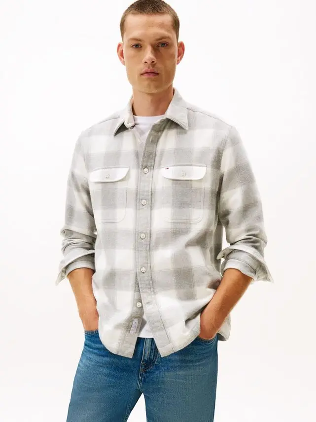 Tommy Hilfiger FLANNEL CHECK SHIRT JACKET