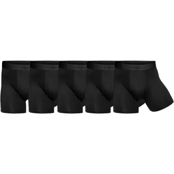 Panos Emporio Panos Emporio 5P Bamboo Cotton Boxers Svart XX-Large Herre