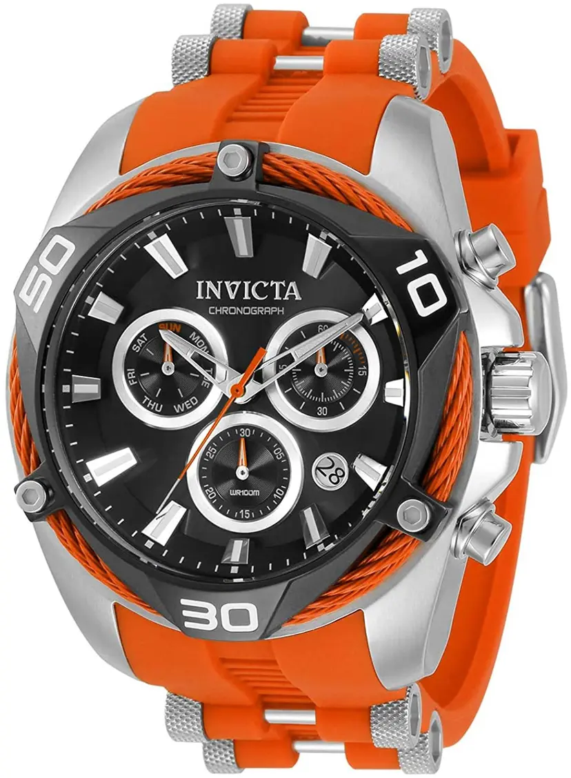 Invicta Invicta Herreklokke 31314 Bolt Sort/Stål Ø50 mm