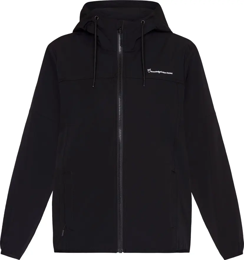 Knowledge Cotton Apparel Knowledge Cotton Apparel Women's Stretchy Ribstop Trail Jacket Black Jet