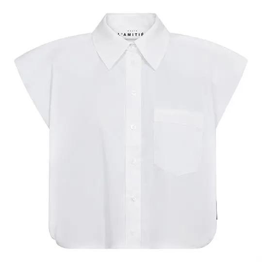 Haute L ' Amité Haute L ' Amitié - Dinnie Ns Poplin Shirt - White