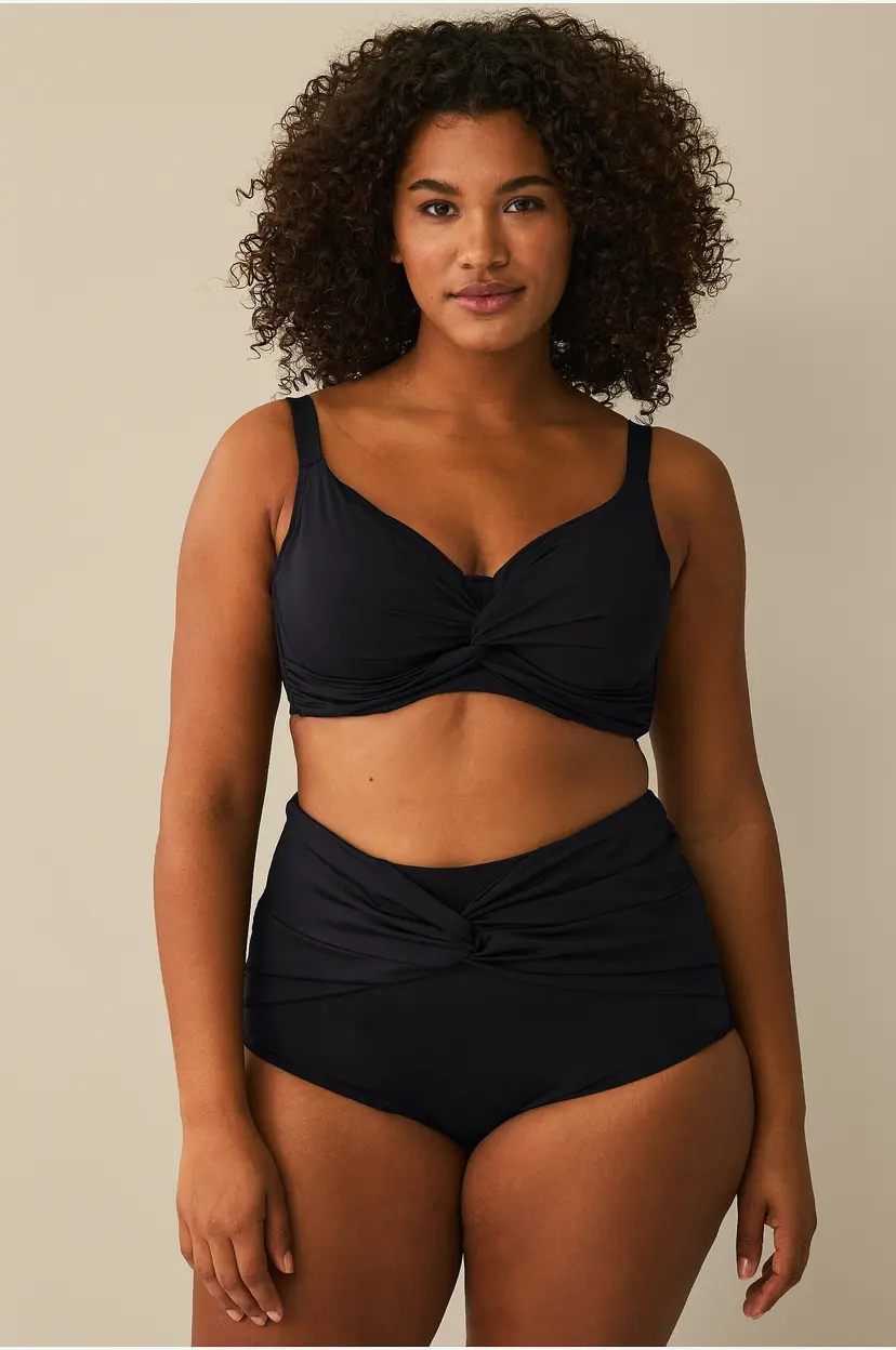 Ellos Plus collection Bikinitruse med formende effekt - Svart