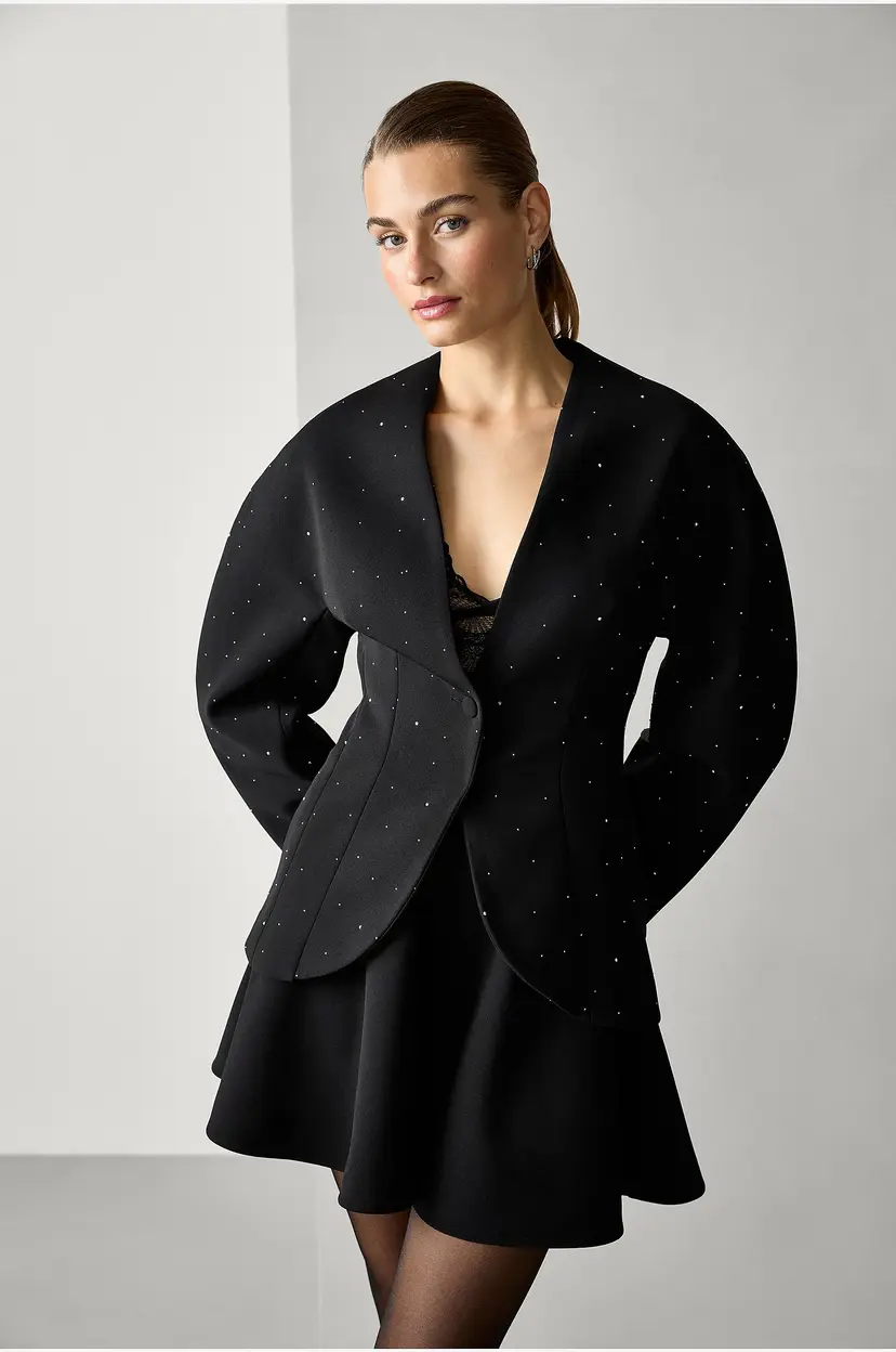 Joelle Figursydd dressjakke - Svart