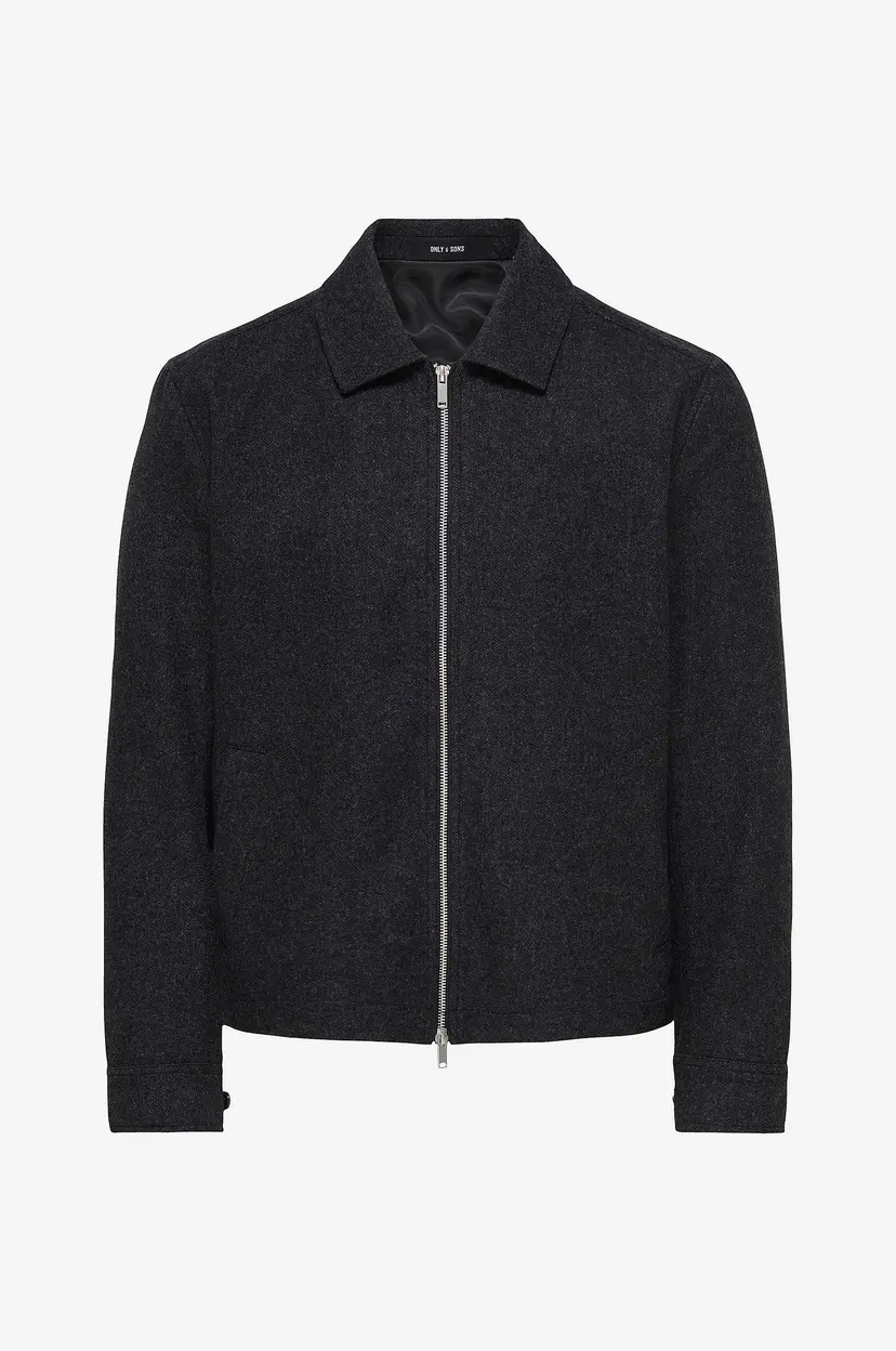 Only & Sons Ulljakke Onsowen Wool Jacket Otw Frml - Svart