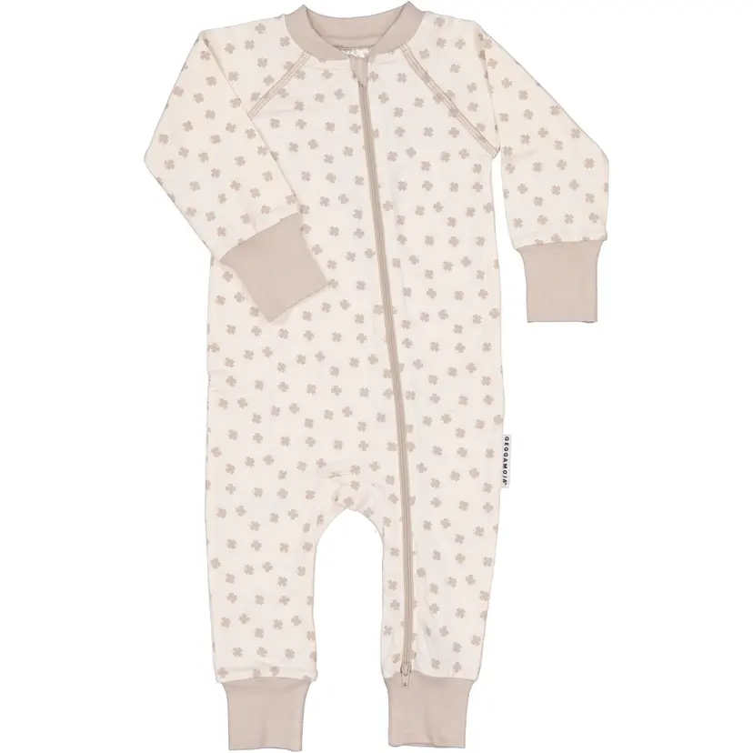 Geggamoja Pyjamas Bambu Beige Klöver - 86/92