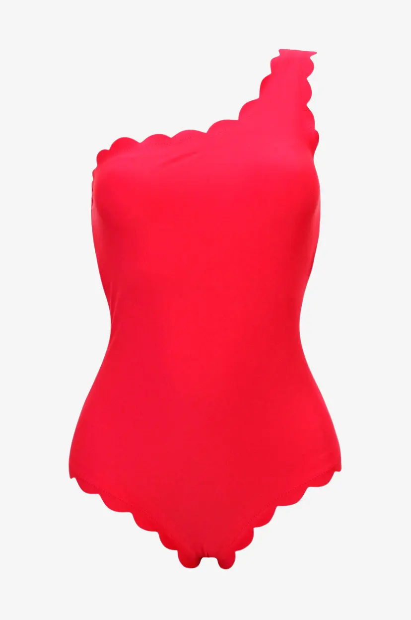 KAANDA Beach life Badedrakt Oneshoulder Onepiece - Rød
