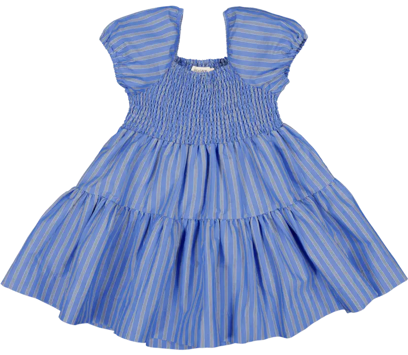 Marmar Copenhagen MarMar Kjole Dyman Smooth Cotton Cornflower Stripe (140 / 10 år)