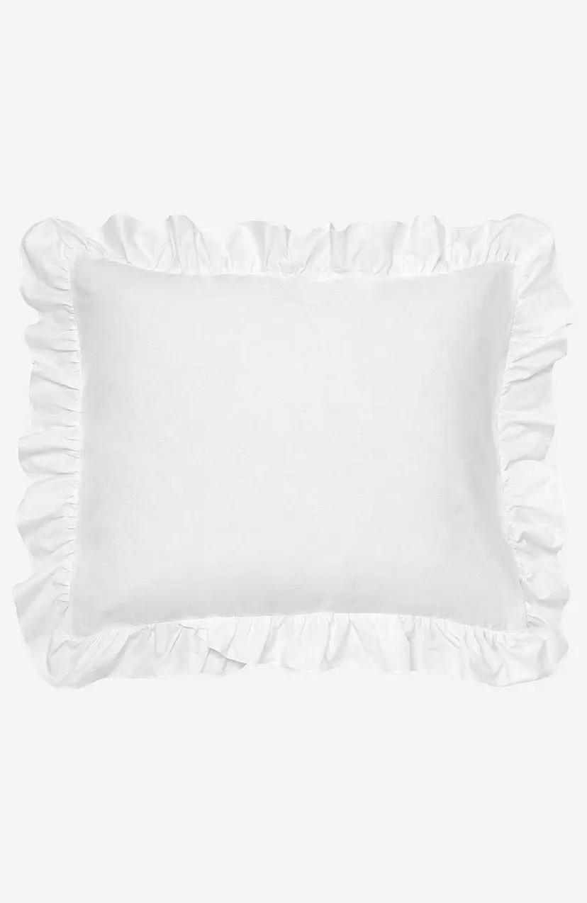 Cellbes of Sweden Putetrekk med volang 50x60 cm Økologisk bomull 2-pack