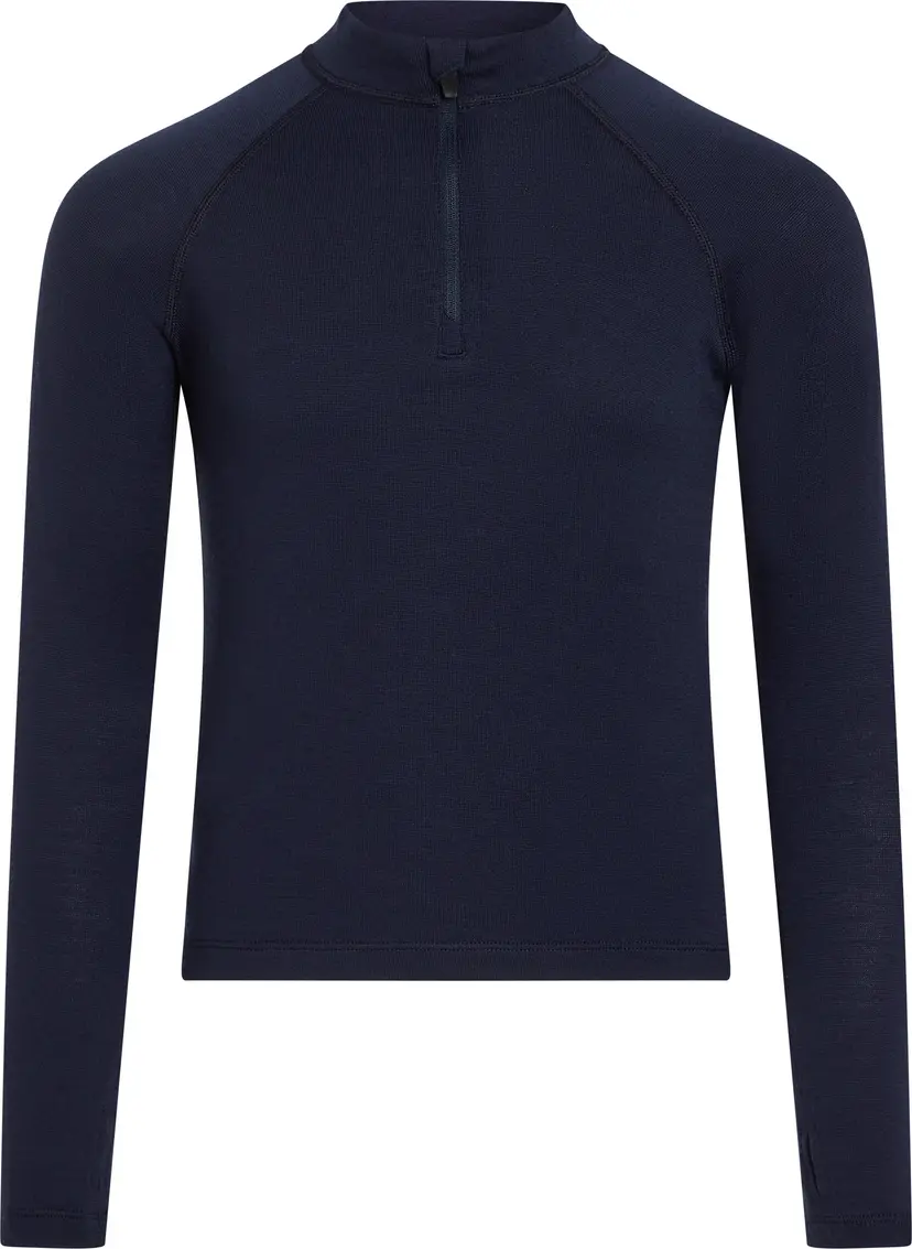 Icebreaker Icebreaker Kids' 260 Tech Long Sleeve Half Zip Midnight Navy