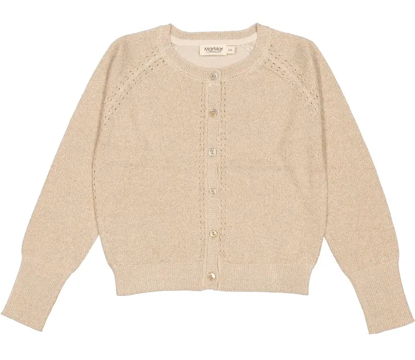 Marmar Copenhagen MarMar Cardigan Tillie Gold Glitter (92/98 (2 - 3 år))