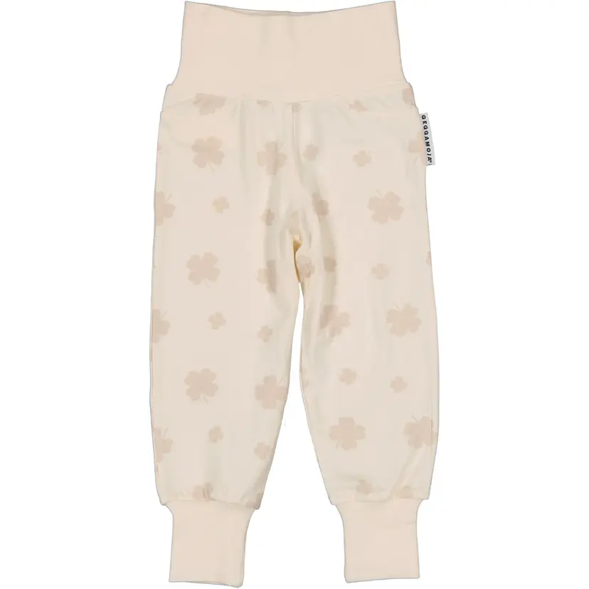 Geggamoja Babybyxor Bambu Klöver Beige - 74/80