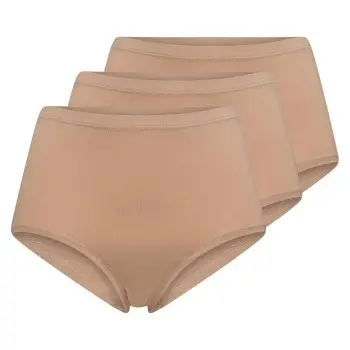 Decoy Decoy Truser 3P Bamboo Maxi Beige XX-Large Dame