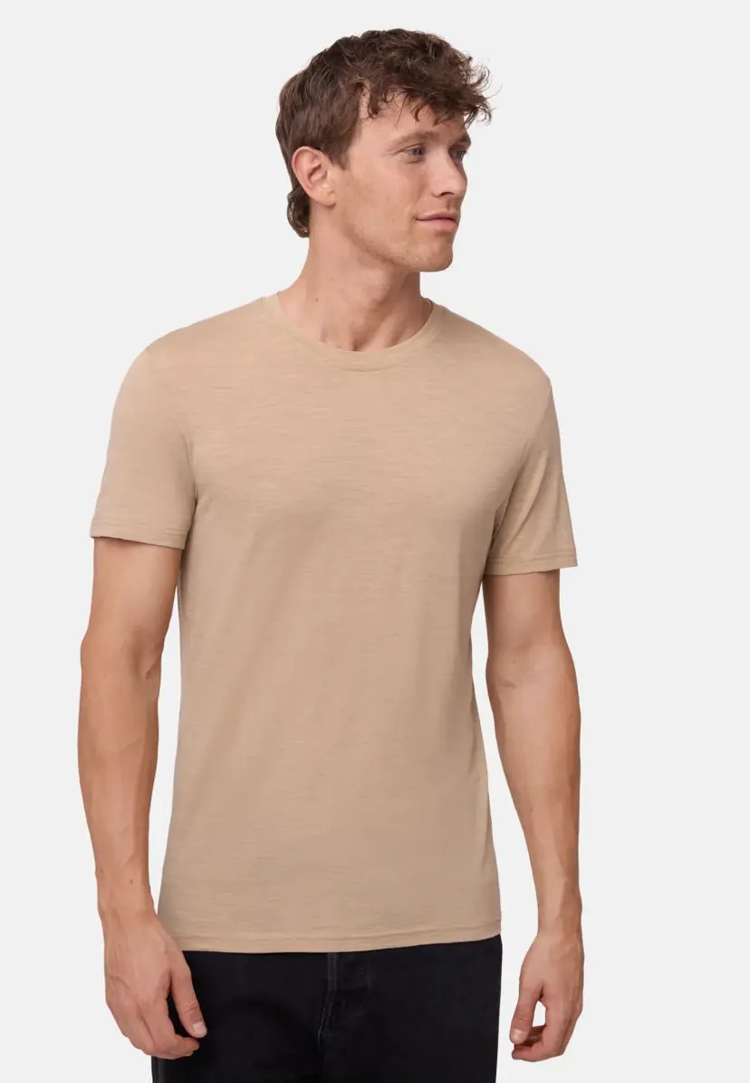 DANISH ENDURANCE DANISH ENDURANCE MERINO T-SHIRT, Sandfarvet, 2XL