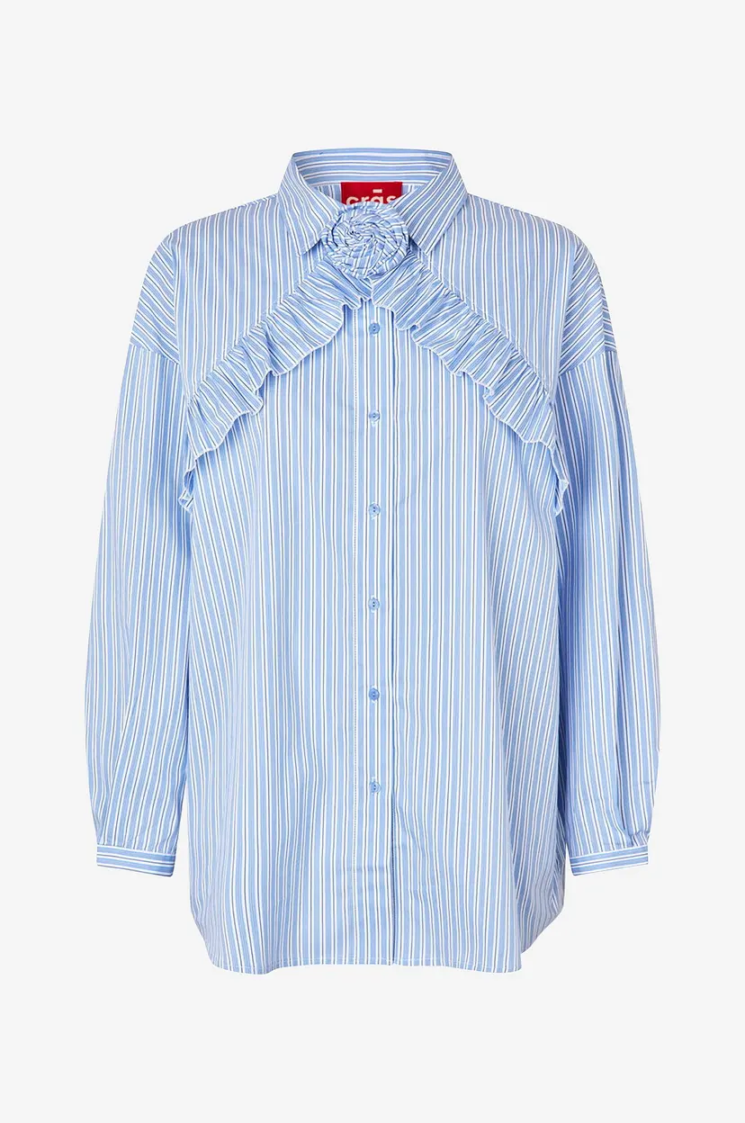Cras Skjorte Bloomingcras Shirt - Blå