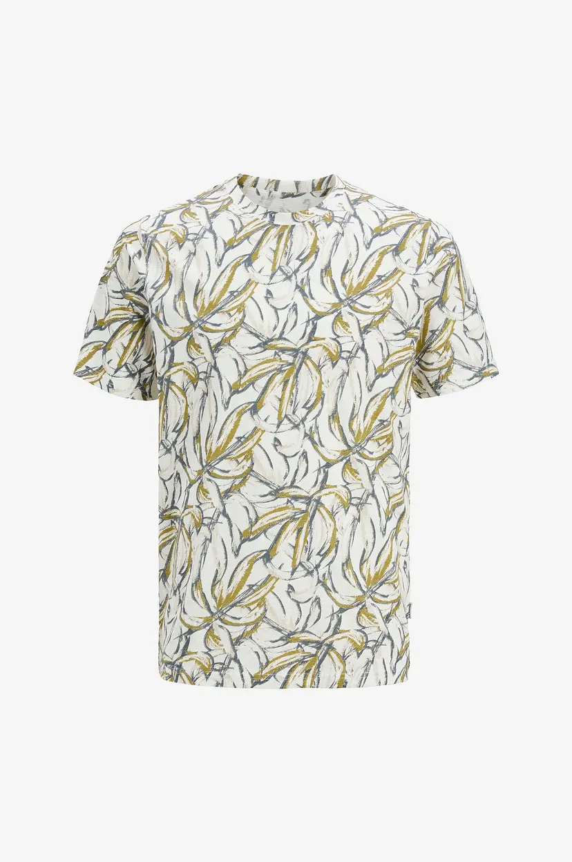 Jack & Jones Junior T-skjorte Jorsplit Aop Tee SS Crew Neck Jnr - Hvit