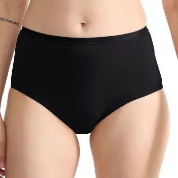 Sloggi Sloggi Truser 3P GO Daily Cotton High Waist Brief Svart bomull Small Dame