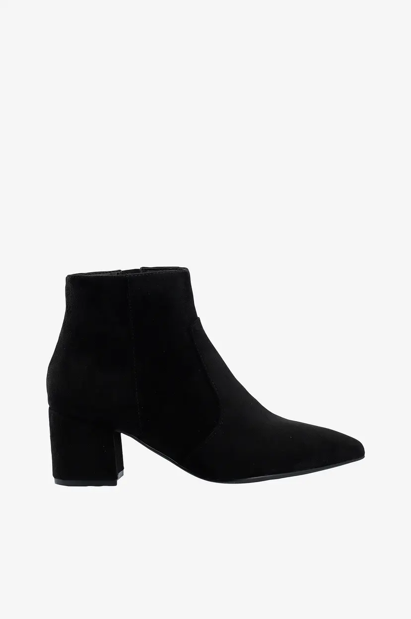 Bianco Boots biAdevived Ankle Boot Faux Suede - Svart