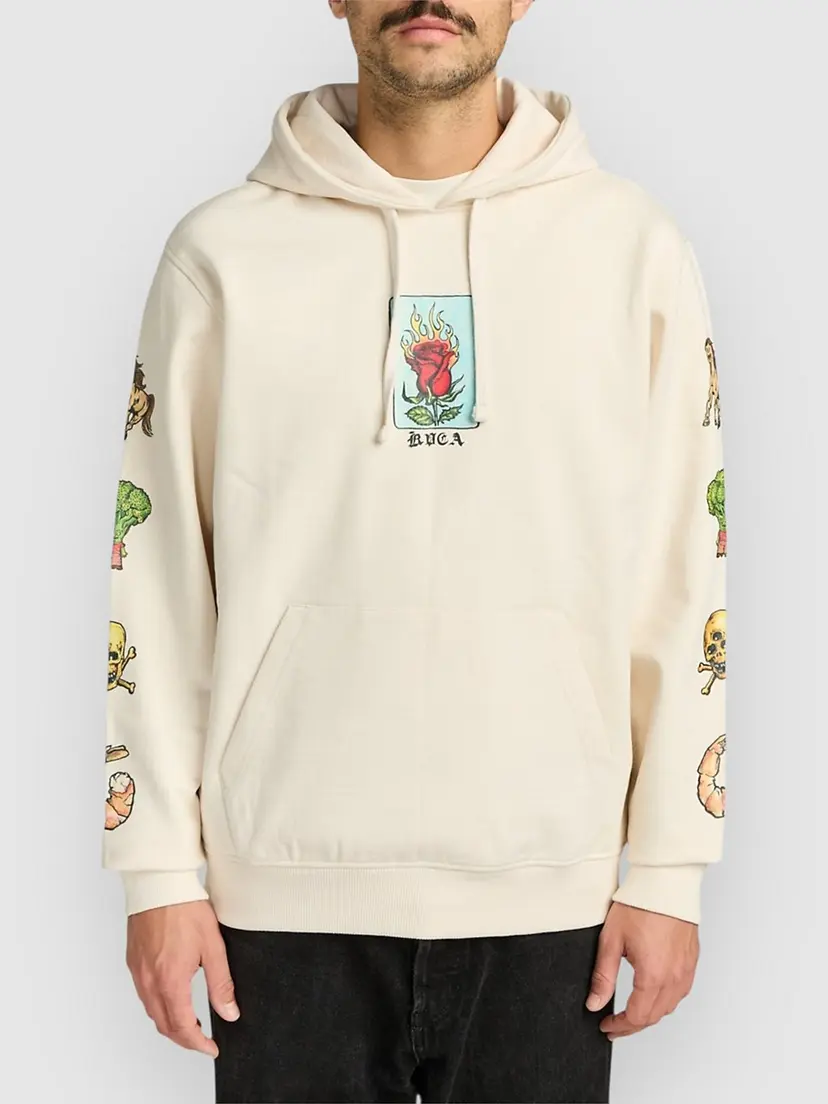 RVCA RVCA Ksl Hettegenser hvit