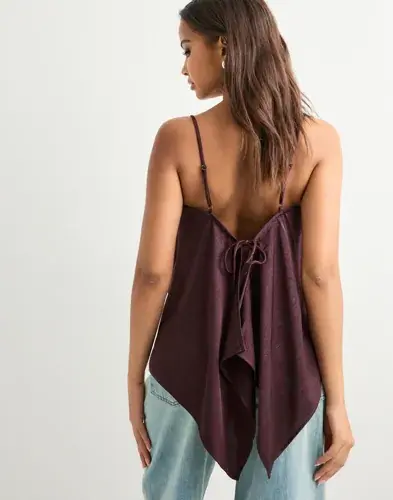 Vero Moda Vero Moda - Rød - Vmmollie Drapy Singlet Top Wvn Ga