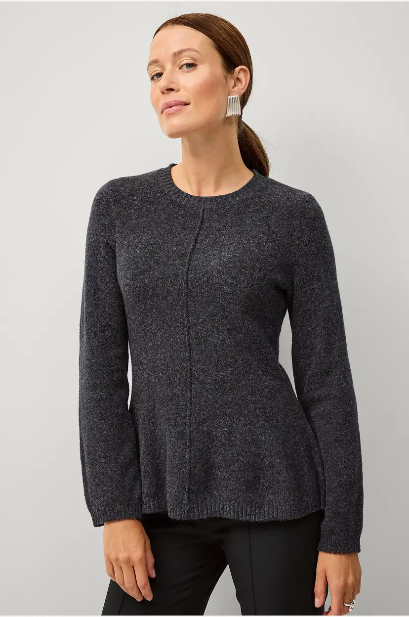 Ellos Collection Lett figurformet pullover - Grå