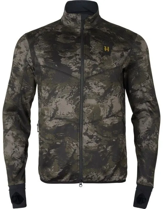 Härkila Härkila M's Noctyx Camo Full Zip FleecePullover Axis Msp®Black