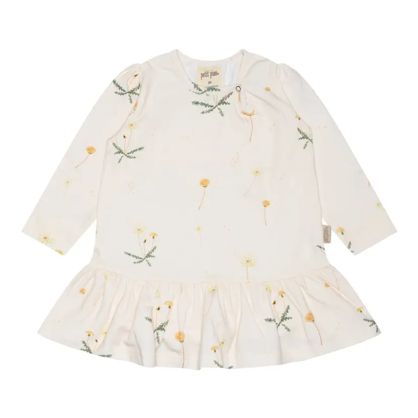 Petit Piao Petit Piao Kjole Gather Printed Dandelion (98 /3 år)