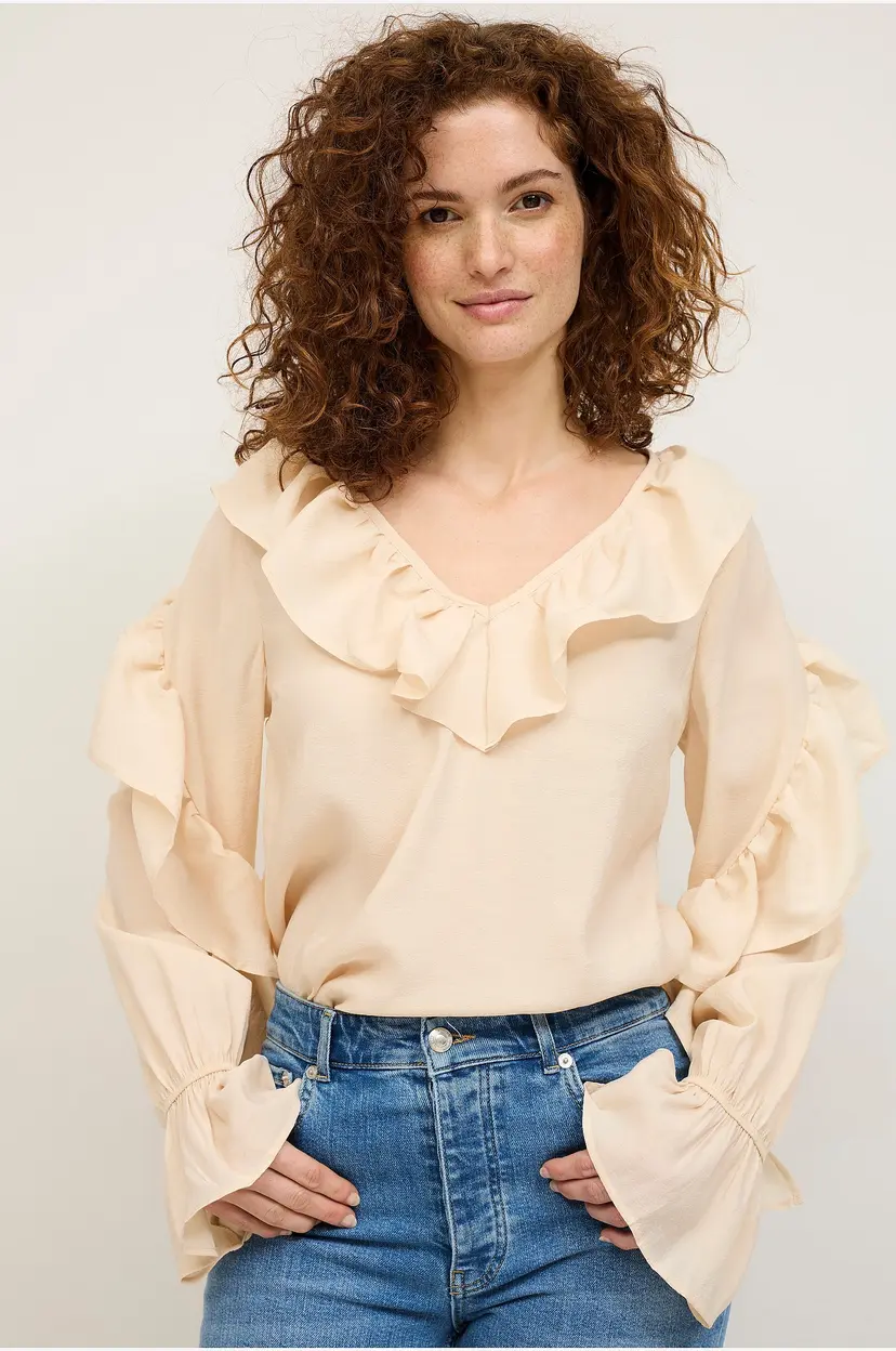 Ellos Collection Bluse Mina - Hvit