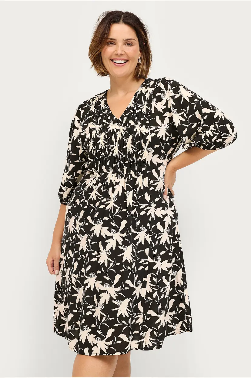 Ellos Plus collection Kjole Marie - Svart