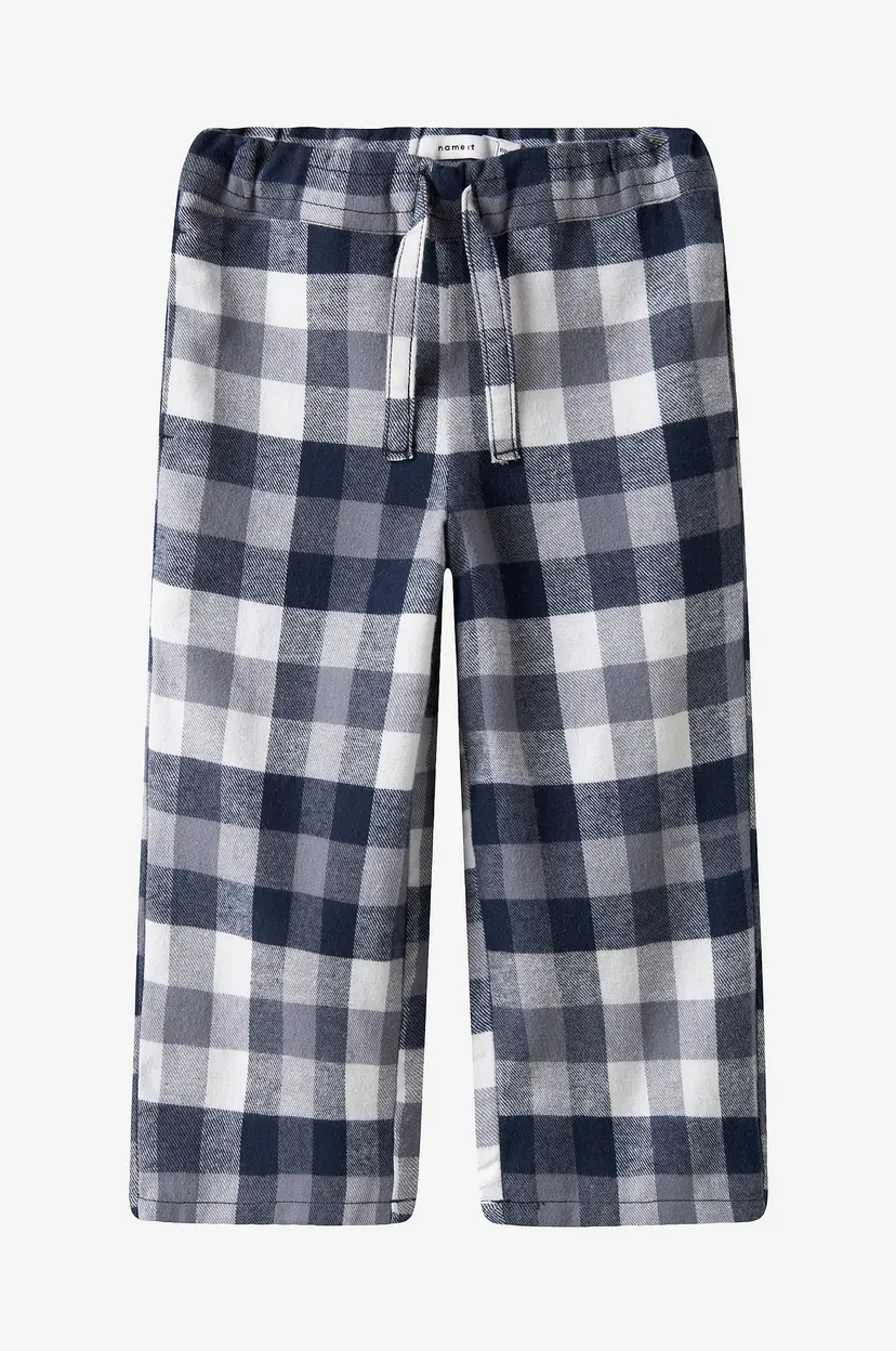 NAME IT Flanellbukse nmmRaul Pant Box - Blå