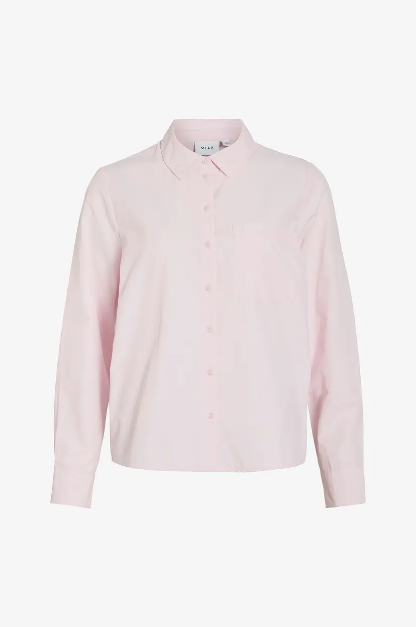 Vila Skjorte viDarma L/S Regular Shirt - Rosa