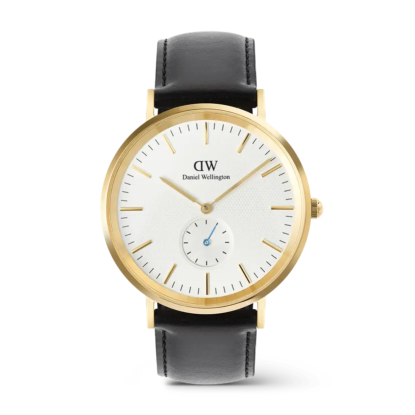 Daniel Wellington Gold 40mm Watch Classic Multi-eye Sheffield Off-white Sunray | DW