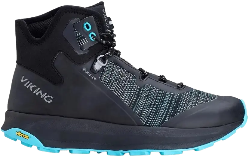 Viking Viking Unisex Cerra Speed Mid GTX Black/Aqua