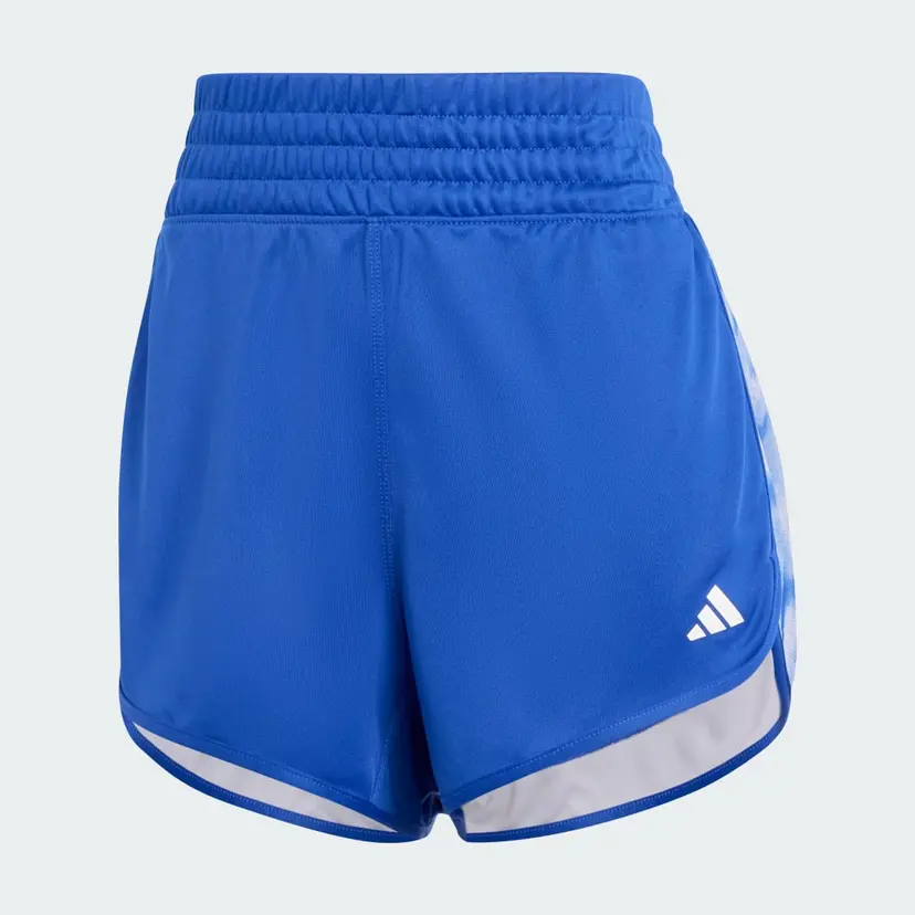 Adidas Pacer Training Essentials Allover Print Flower Tie-Dye Knit Shorts